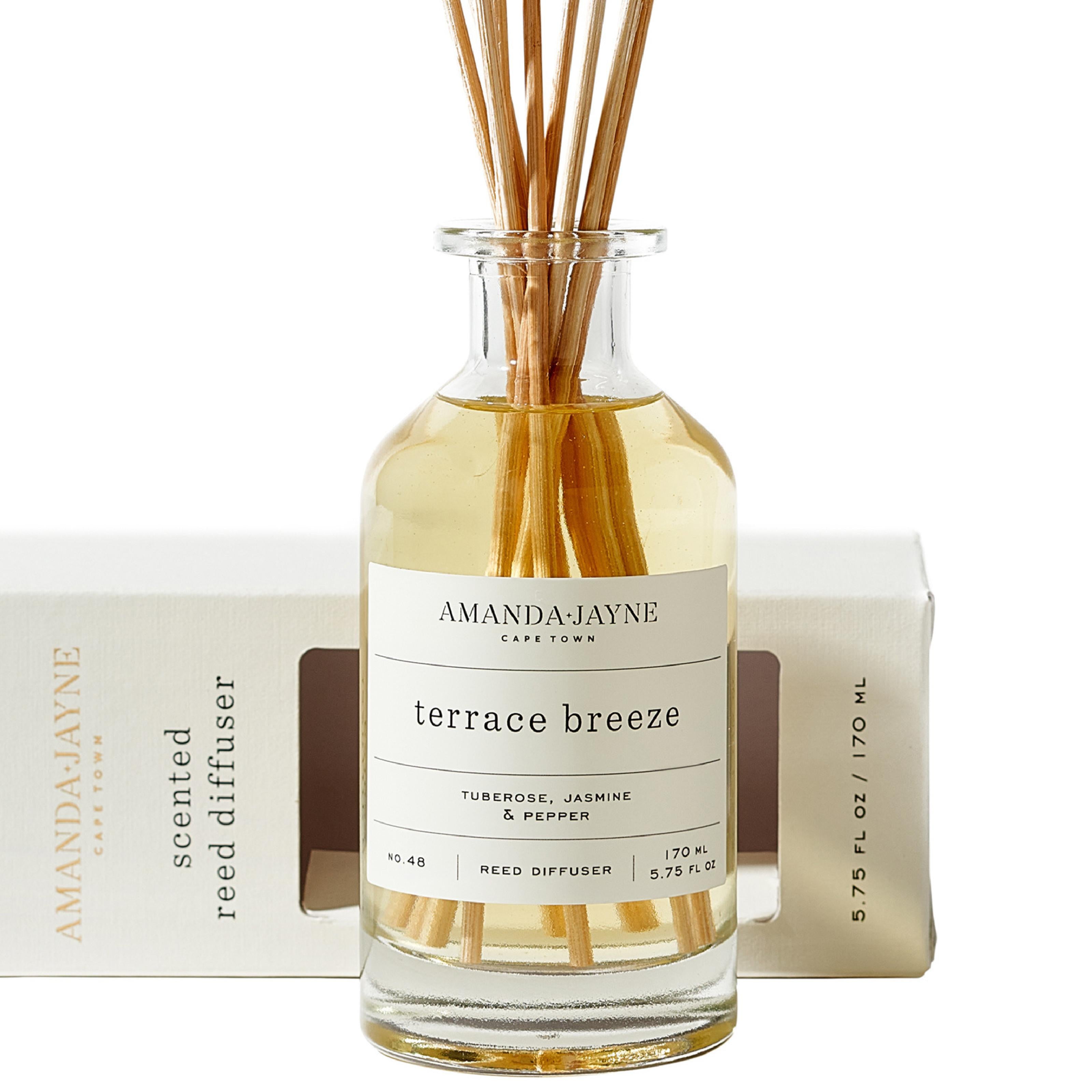 Terrace breeze scented reed diffuser by Amanda-Jayne