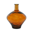 Amber bottle vase