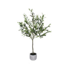 Artificial potted olive tree