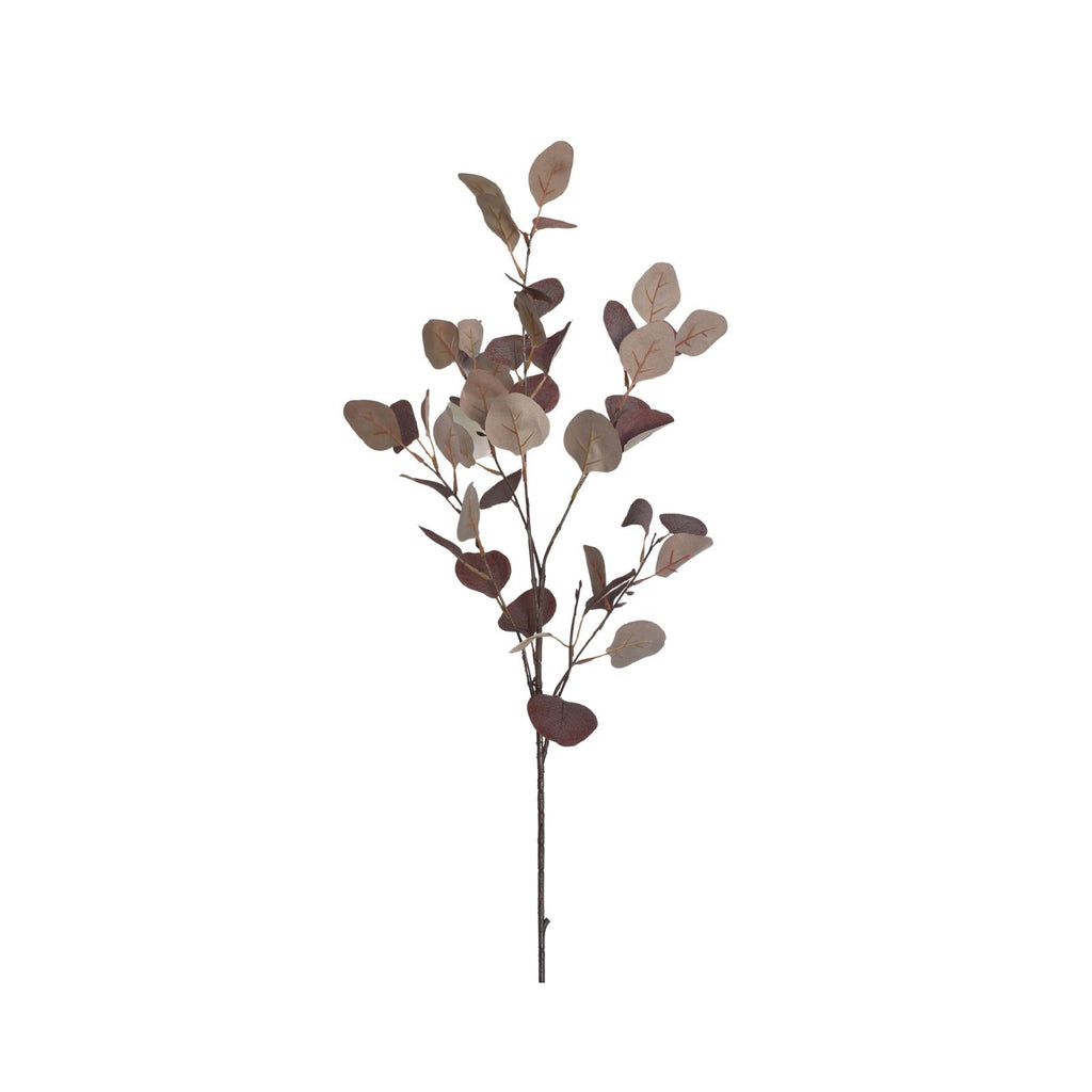 Artificial burgundy eucalyptus stem