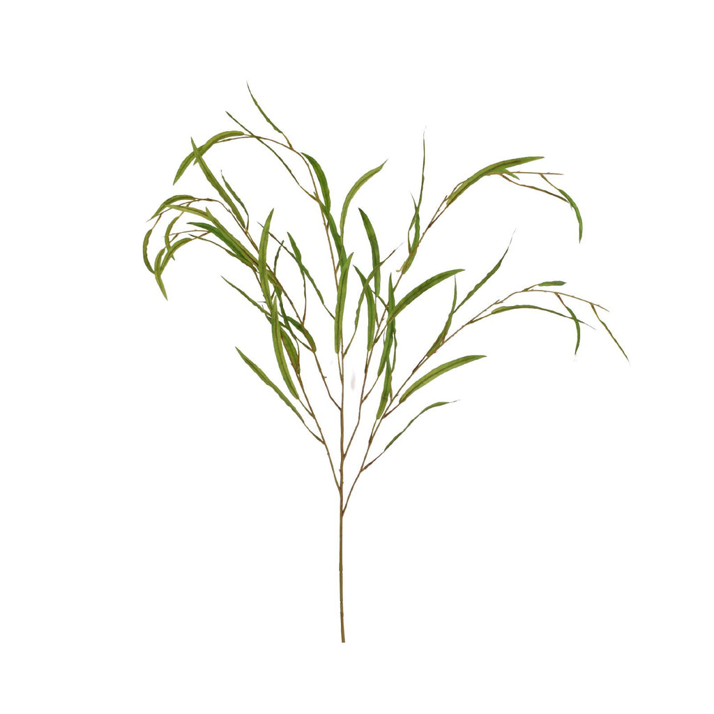 Artificial willow leaf stem