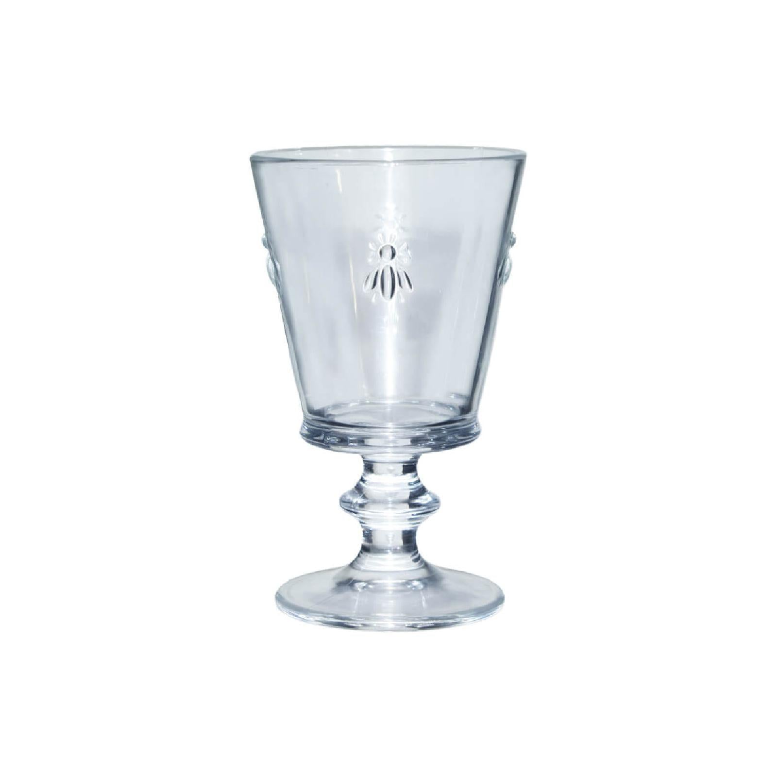 Bee wine glass