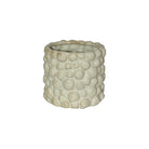 Beige stone bubble vase