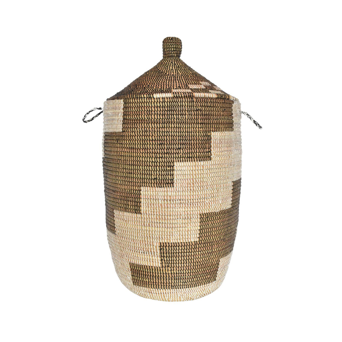 Black Woven Laundry Basket The Home Quarter