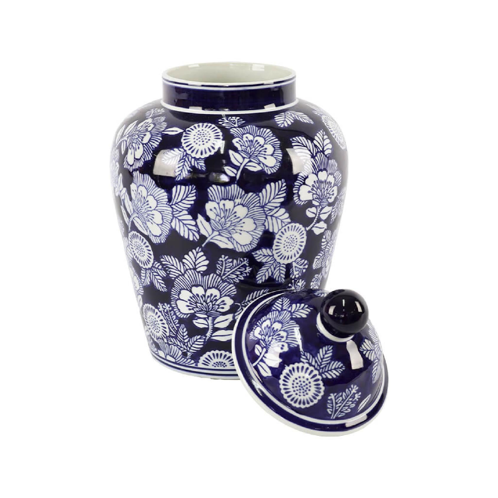 Classic blue and white ginger jar