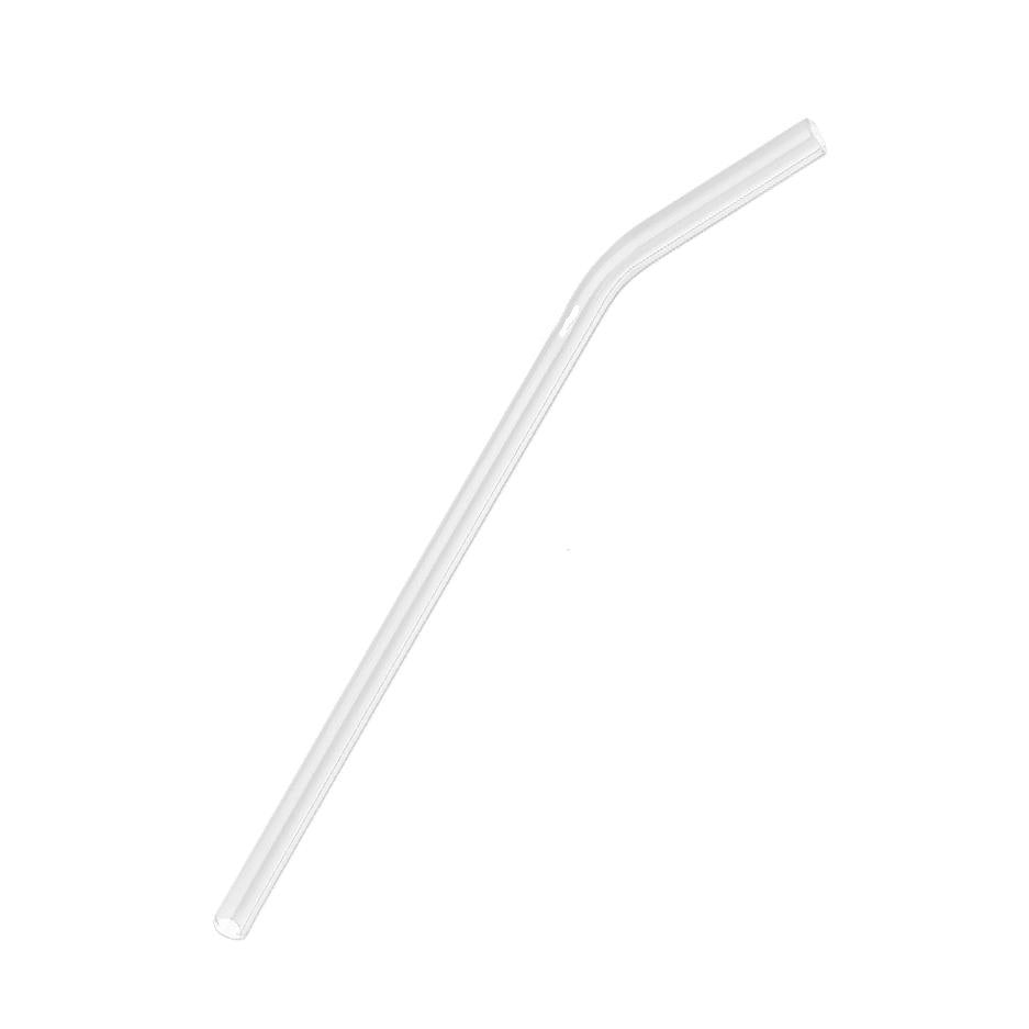 Clear glass straw