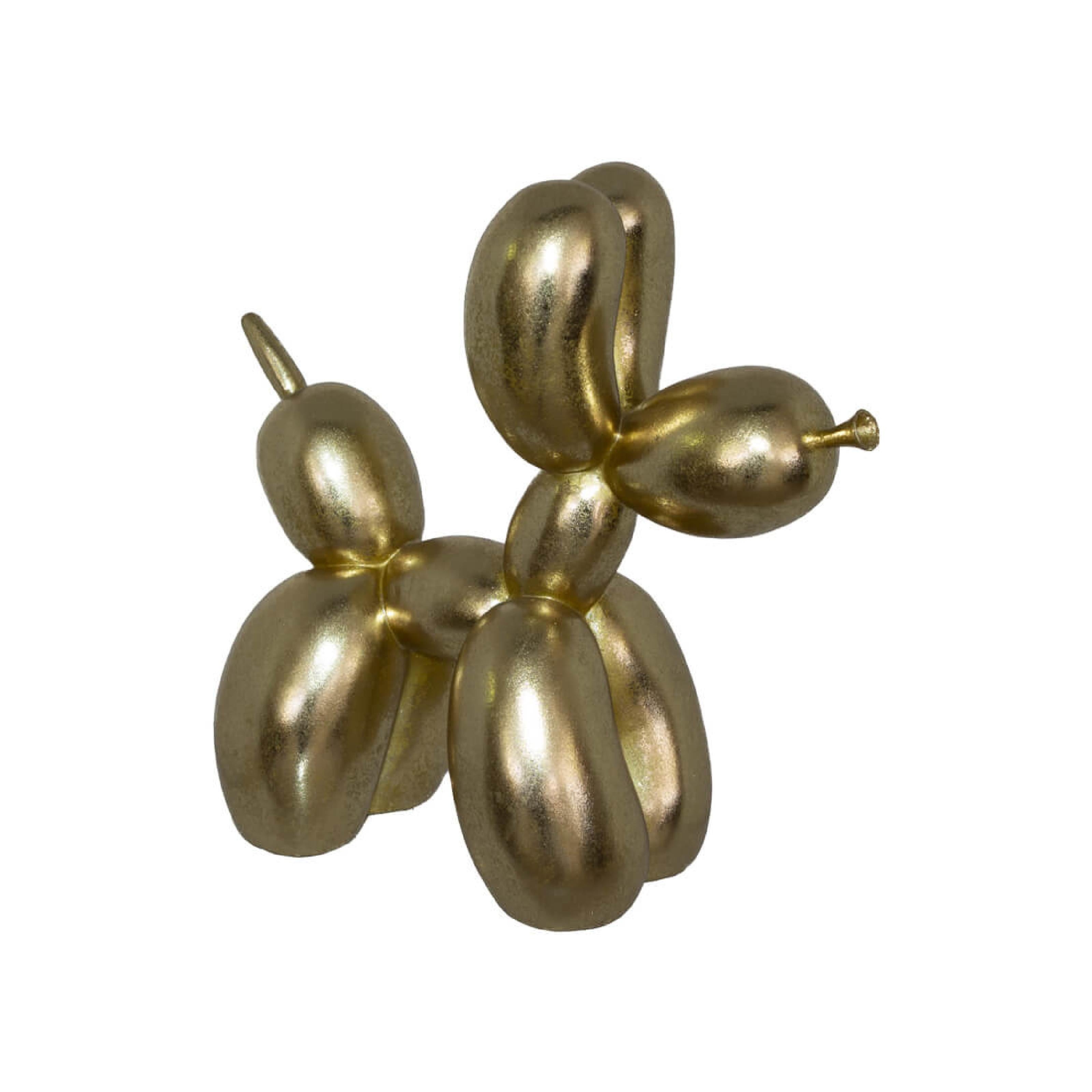 Gold balloon dog
