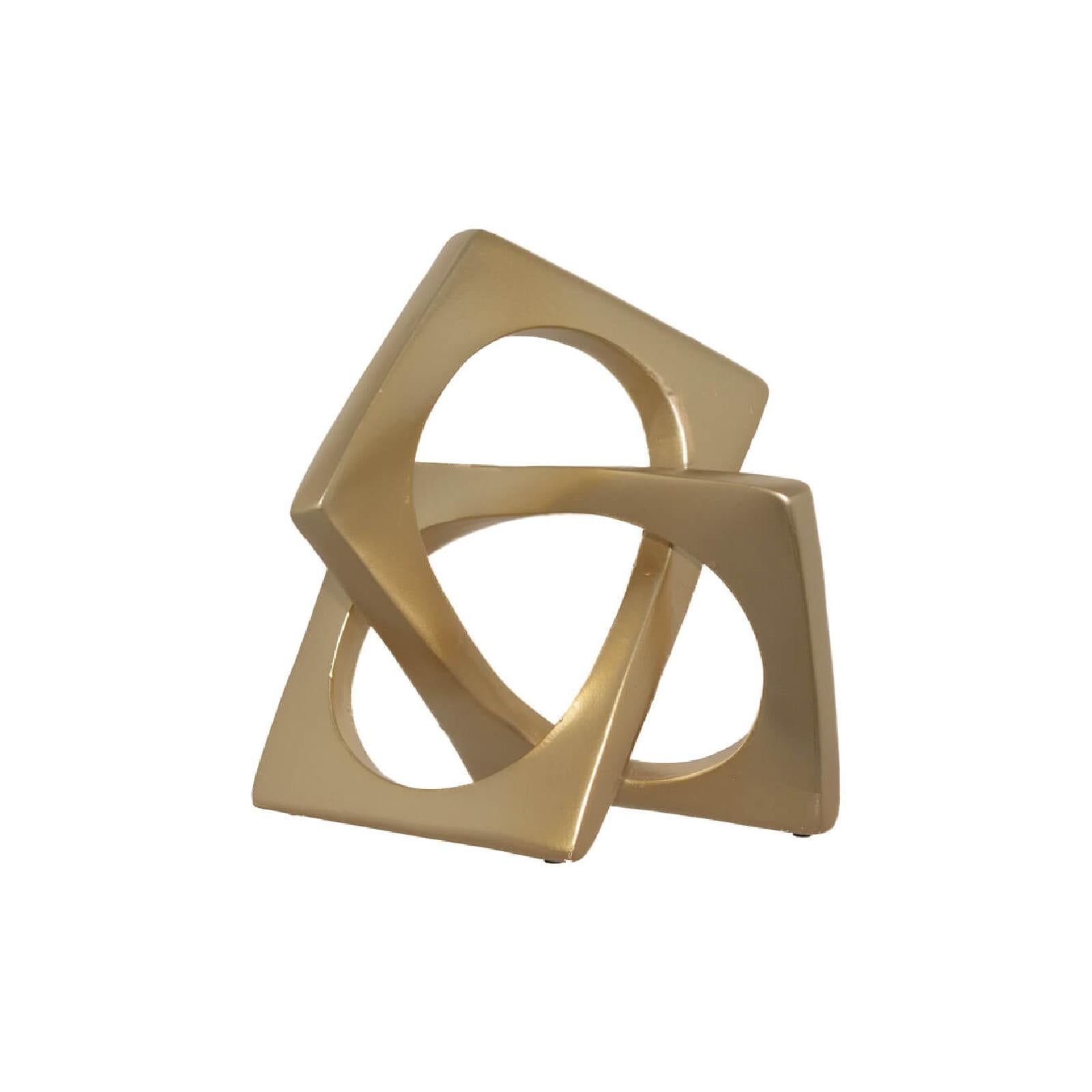 Gold deco art puzzle