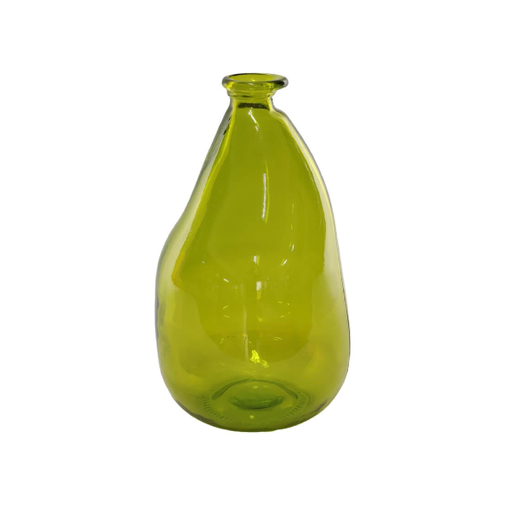 Lime green decorative vase