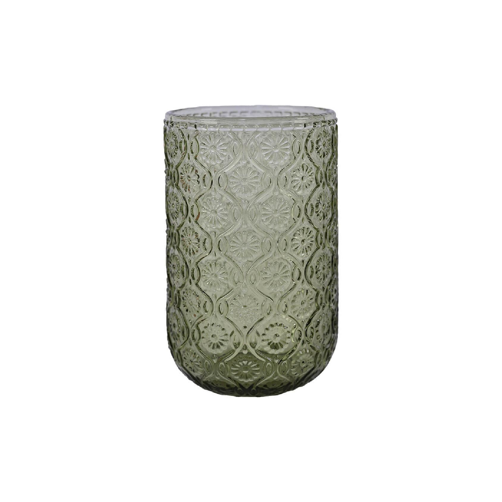 Marrakesh green glass hi-ball