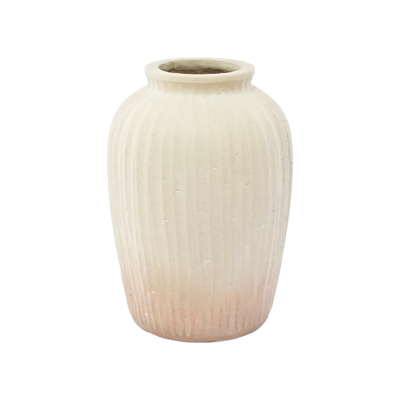 Natural textured vase