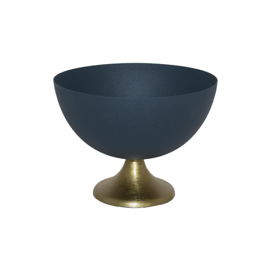 Navy footed bowl