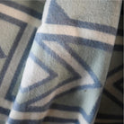 Ndebele overcast sky and eggshell throw