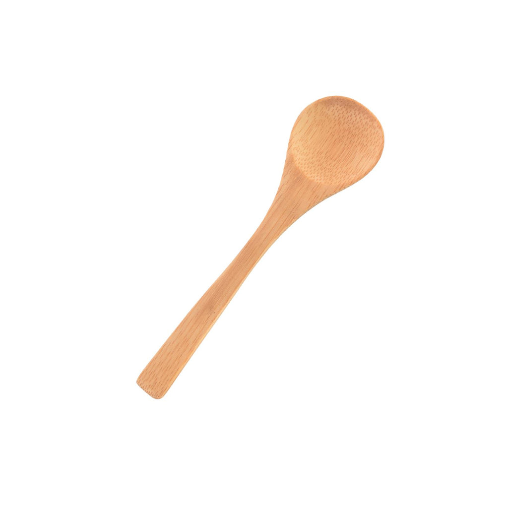 Round bamboo teaspoon