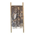 Rwanda cocoa and leather throw