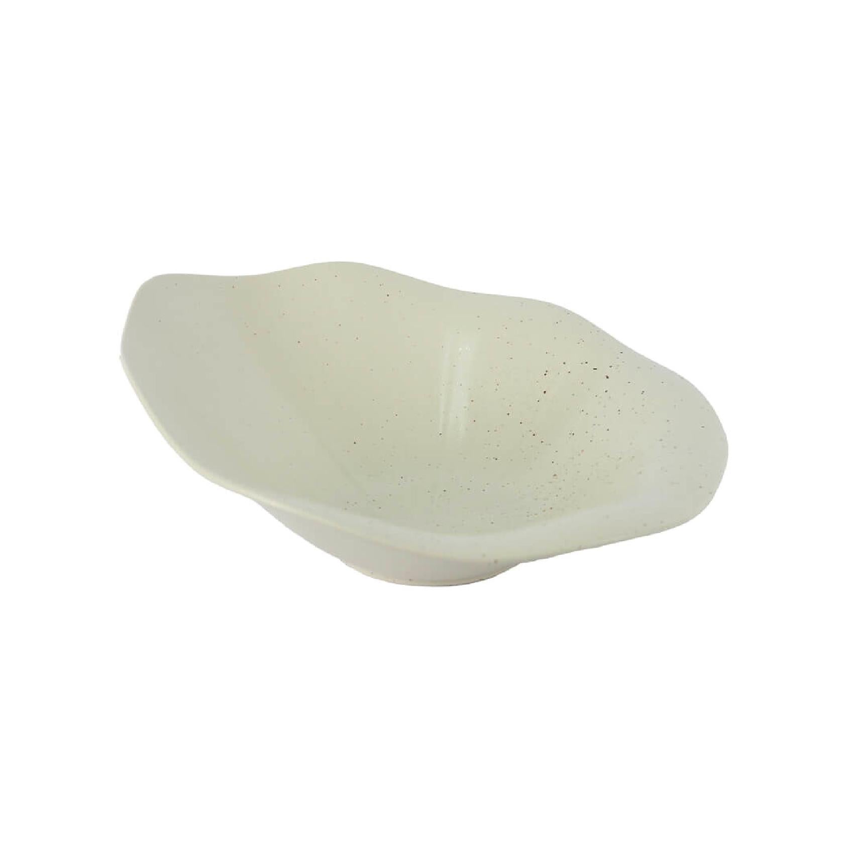 Sand organic ceramic bowl