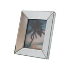 Silver mirror photo frame