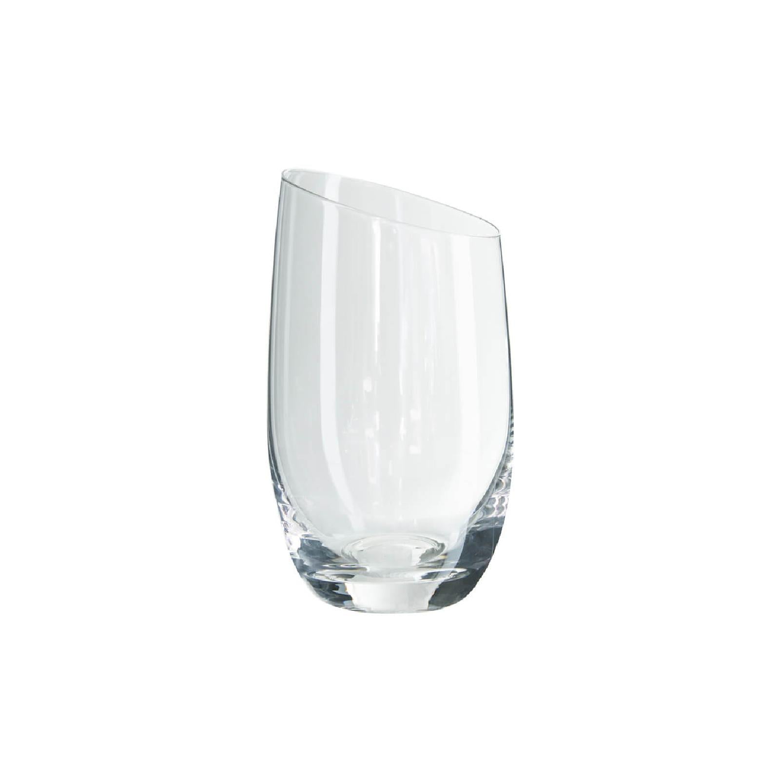 Slanted glass hi-ball
