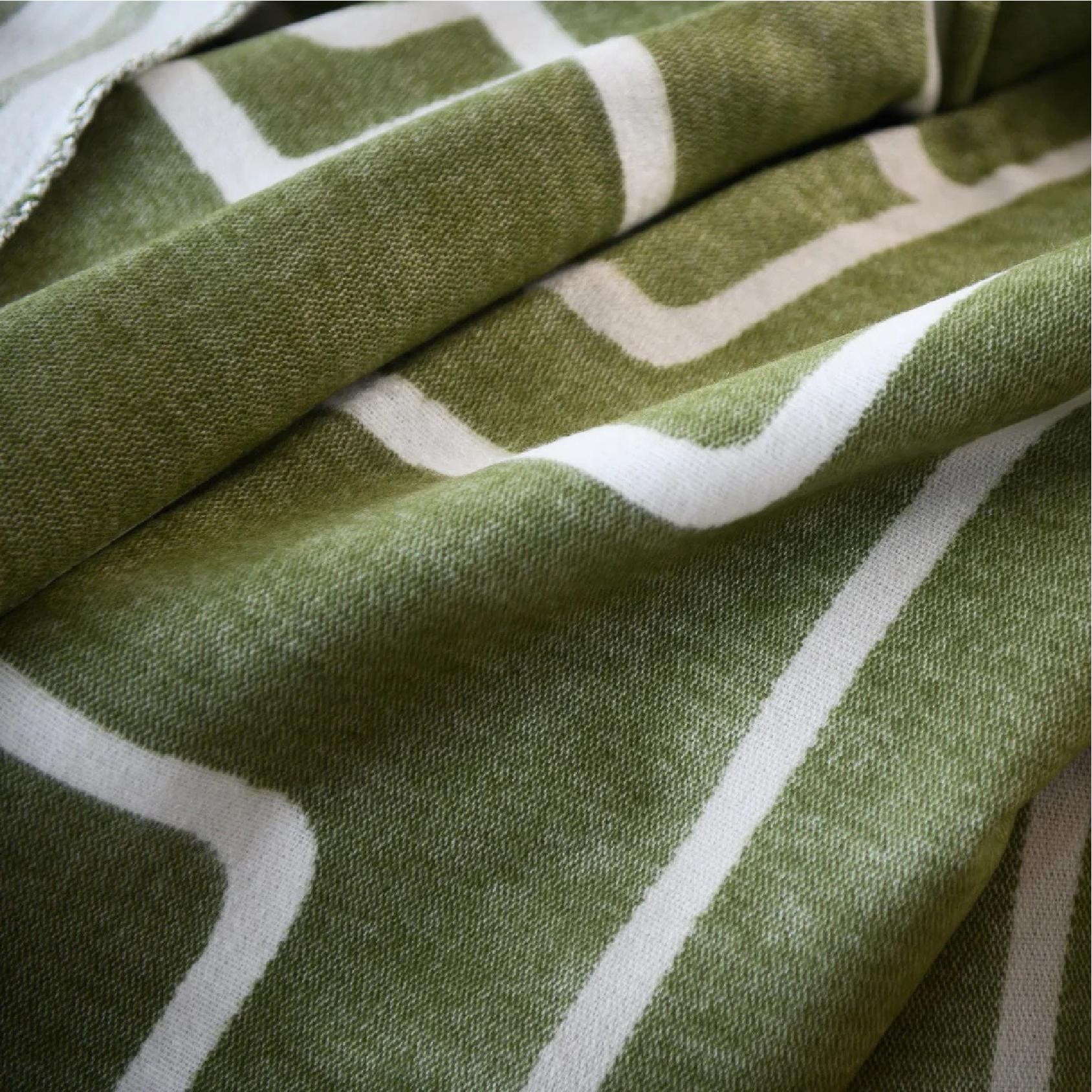 Thula thula hunter and oyster grey line throw