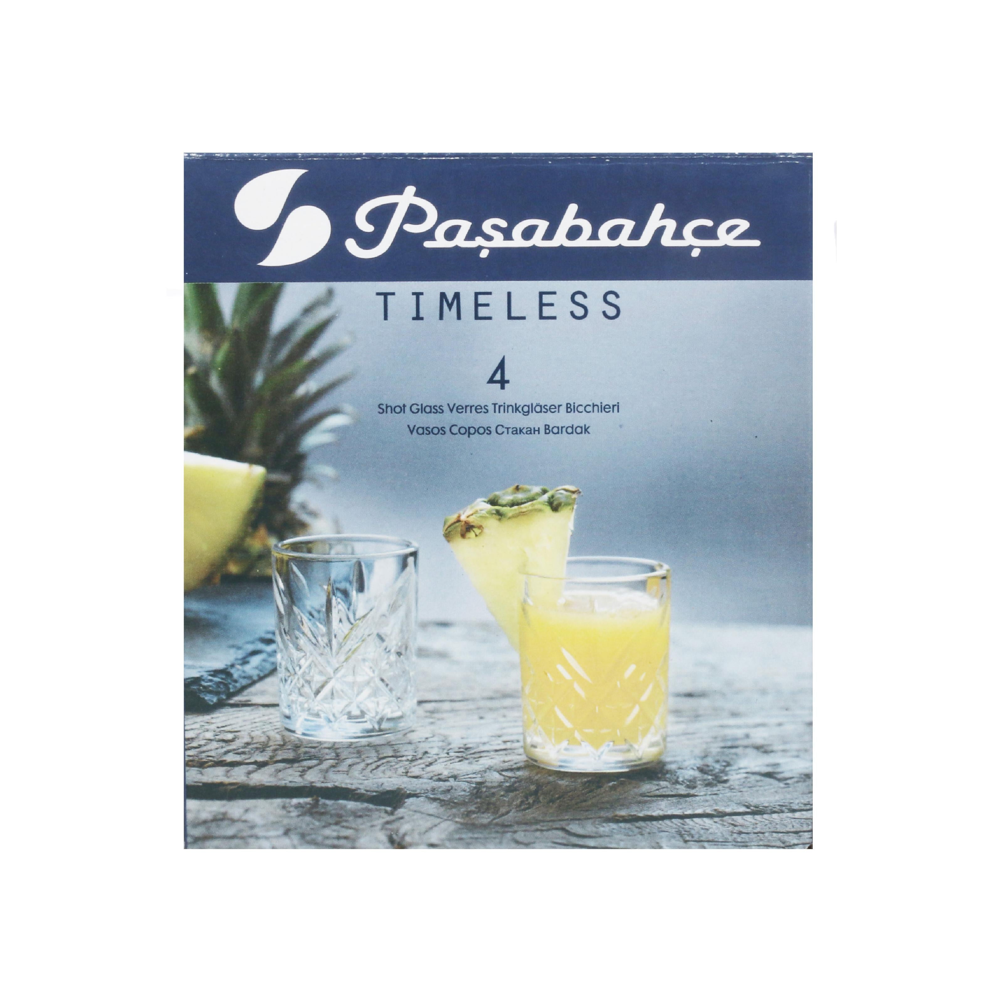 Pacakging for timeless pasabahce shot glass set