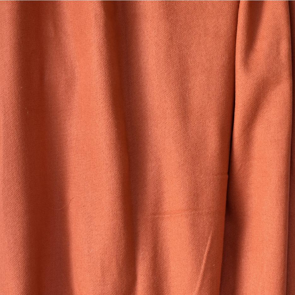 Burnt orange pure acrylic throw
