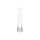 Clear glass bud vase