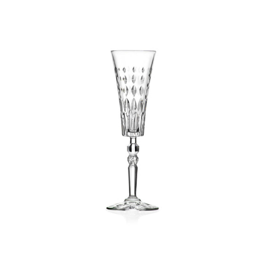 Crystal glass decorative champagne flute