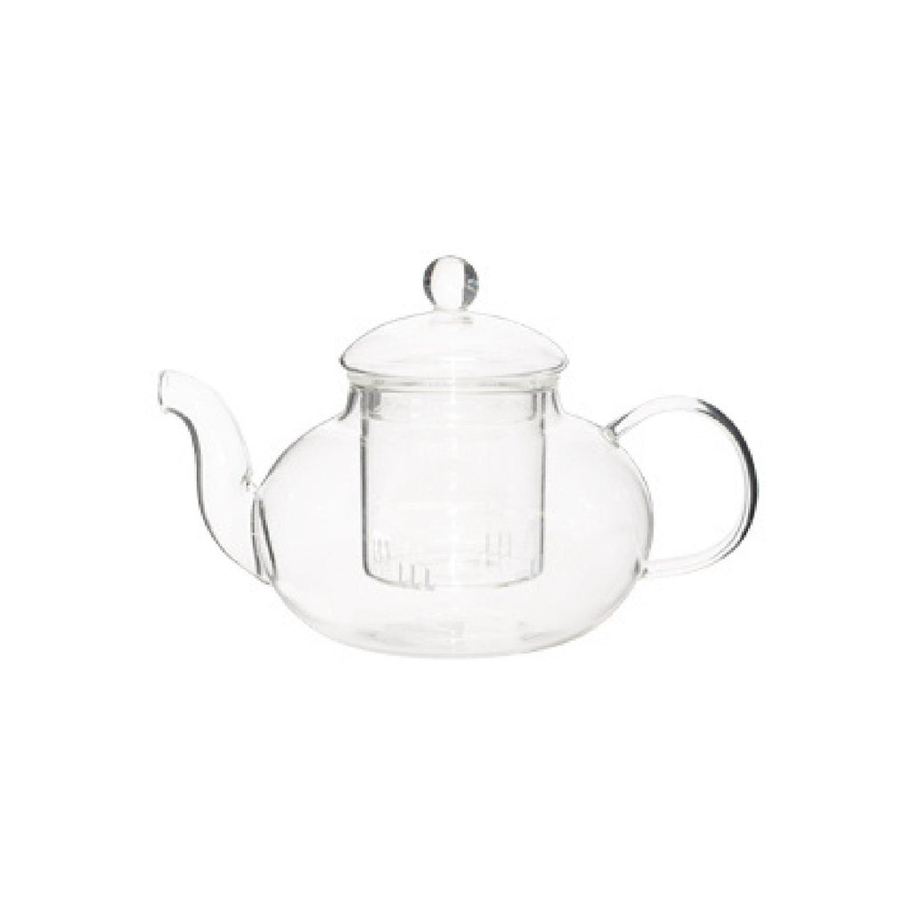 Glass teapot with removable infuser