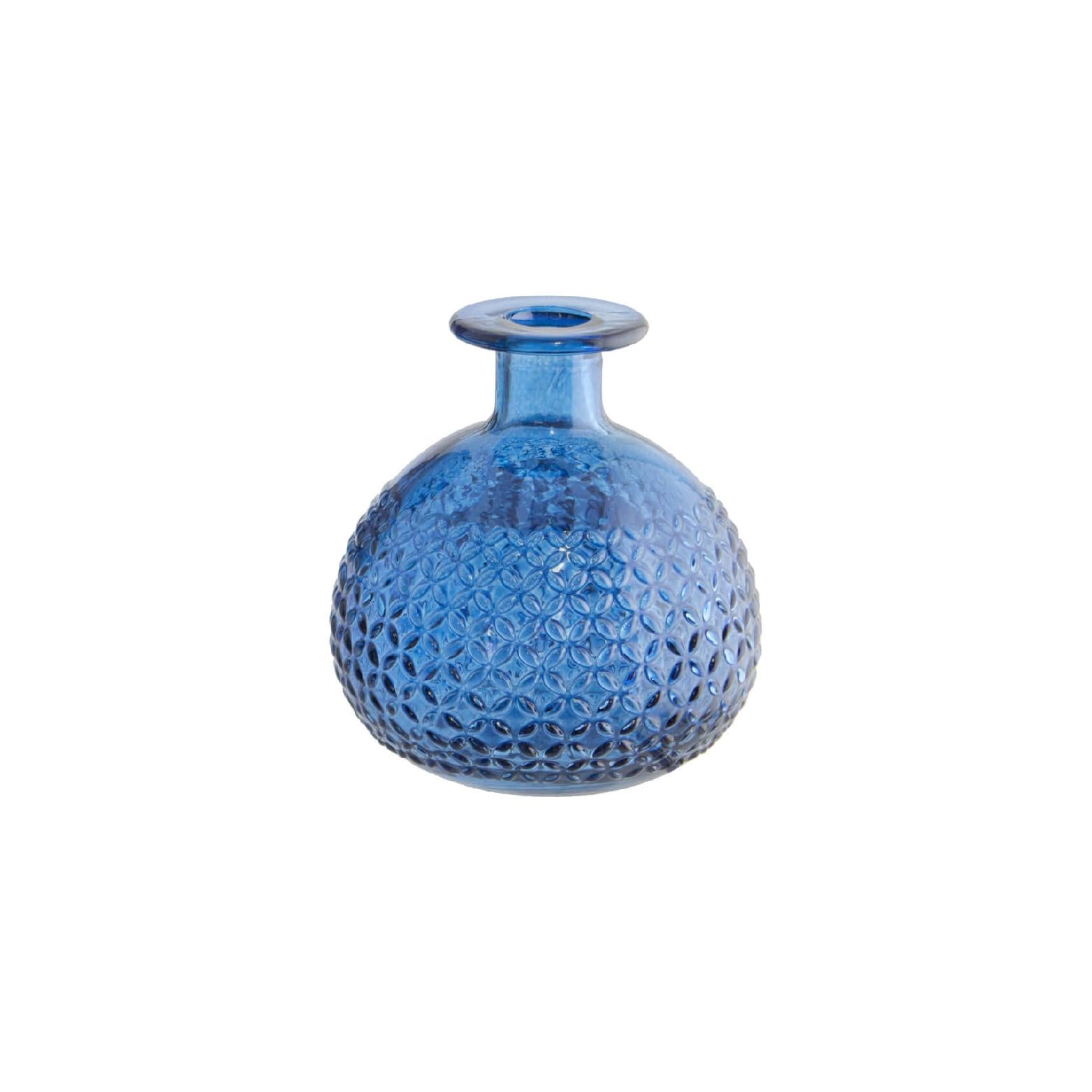 Mini blue decorative bud vase