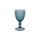 Blue decorative glass drinkware