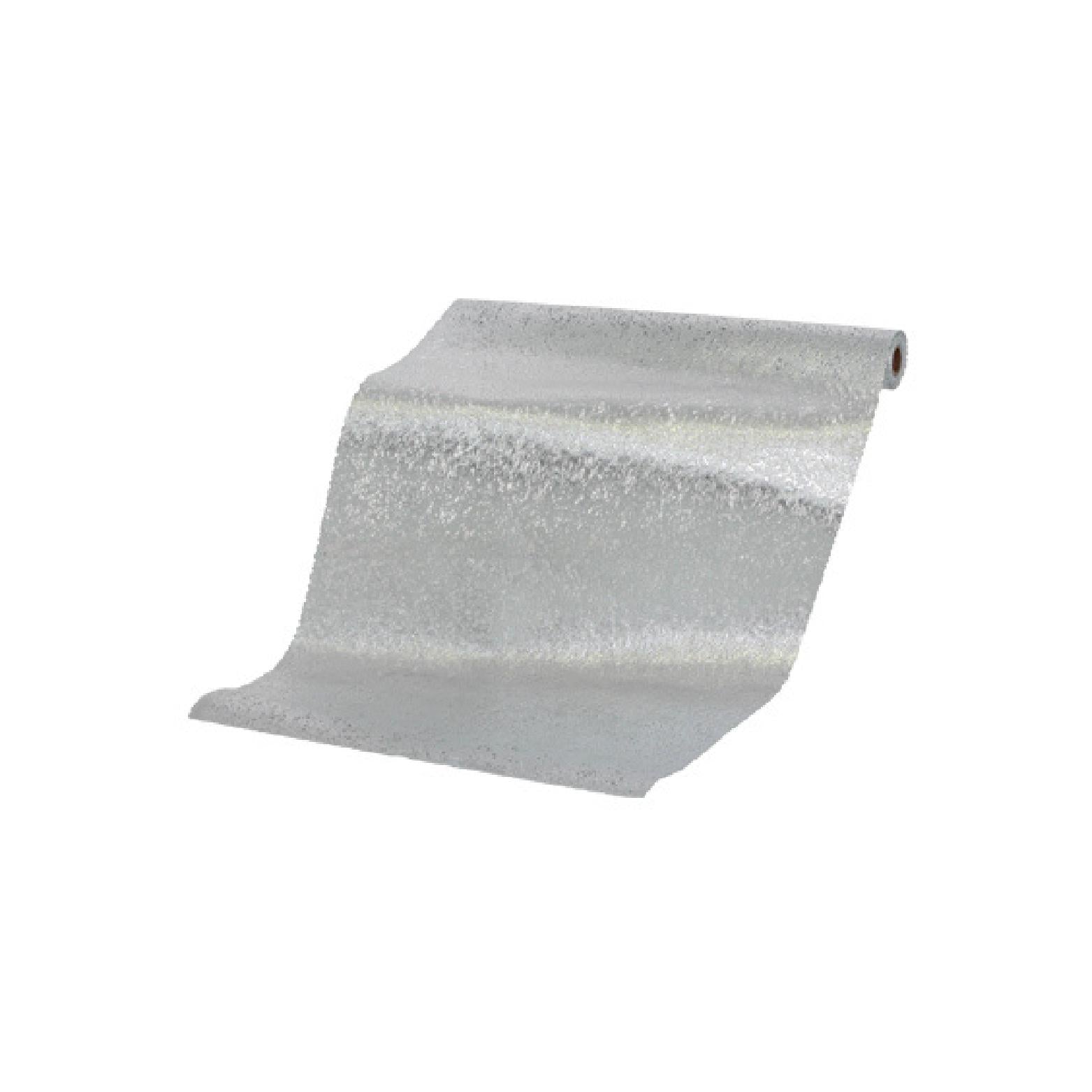 Silver PVC decorative table runner