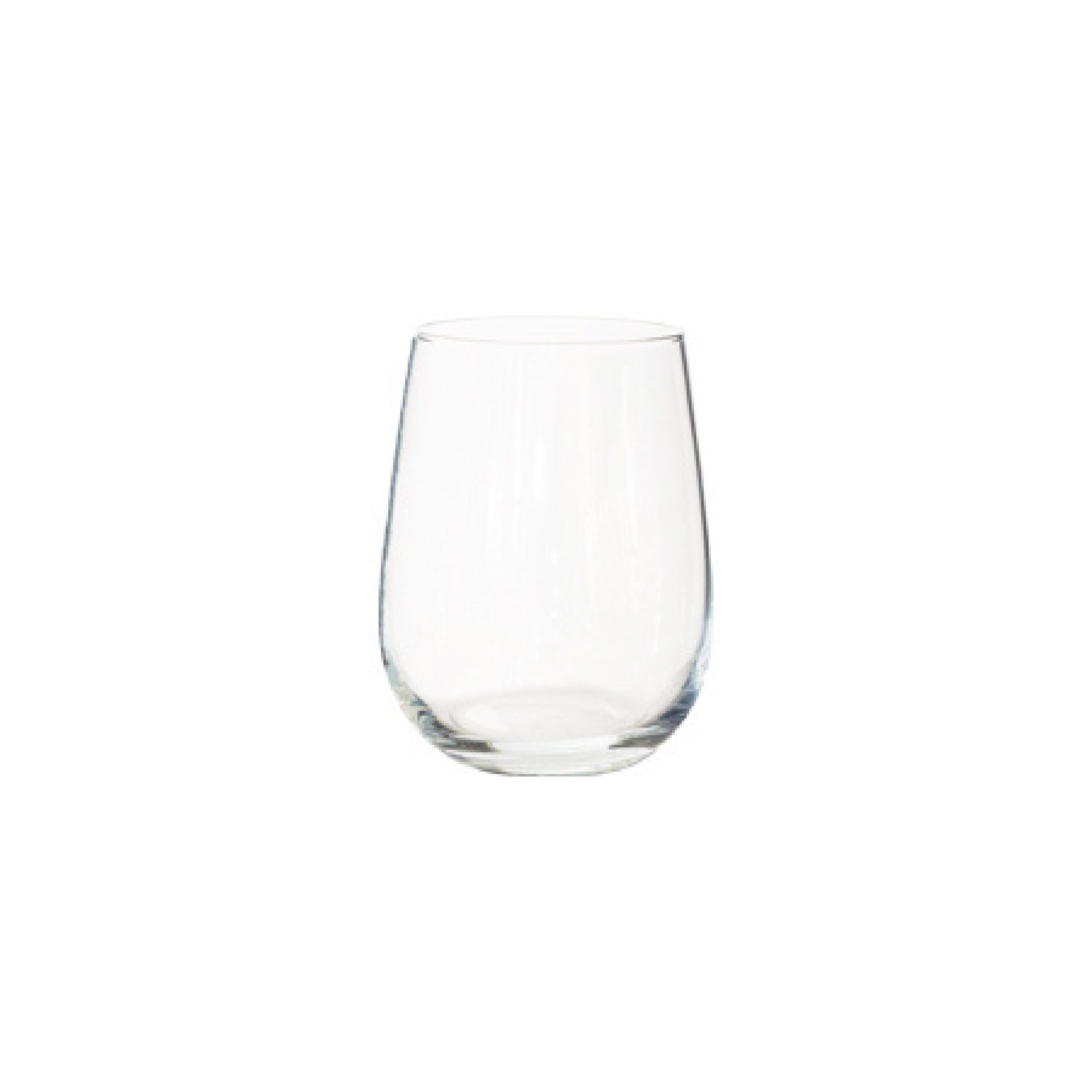Stemless wine glass