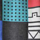 Colourful pure acrylic throw