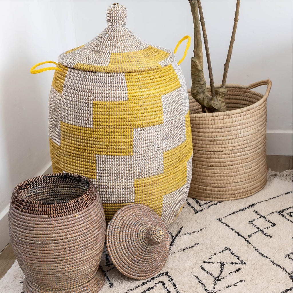 Woven baskets and home decor