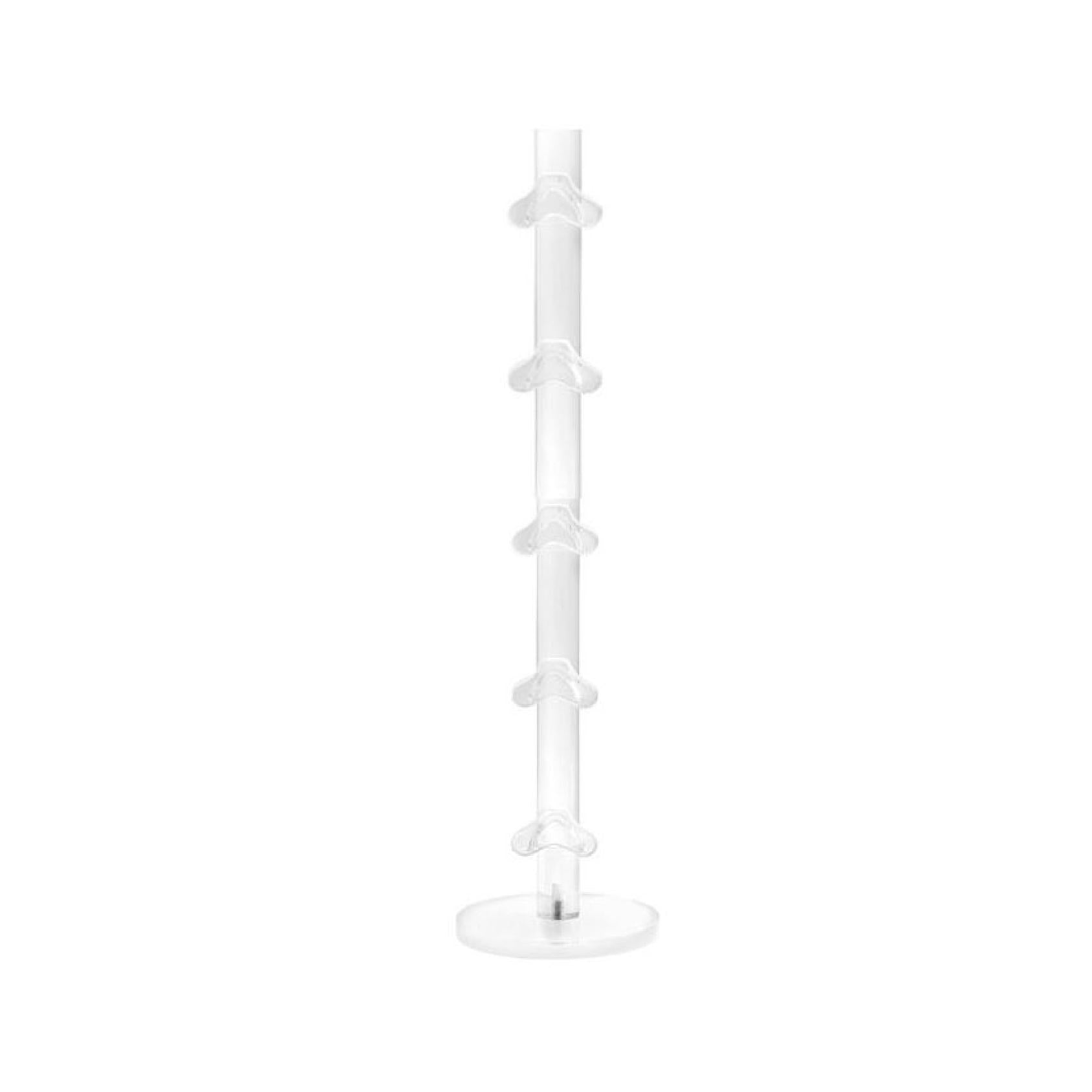 5-tier clear acrylic glasses display