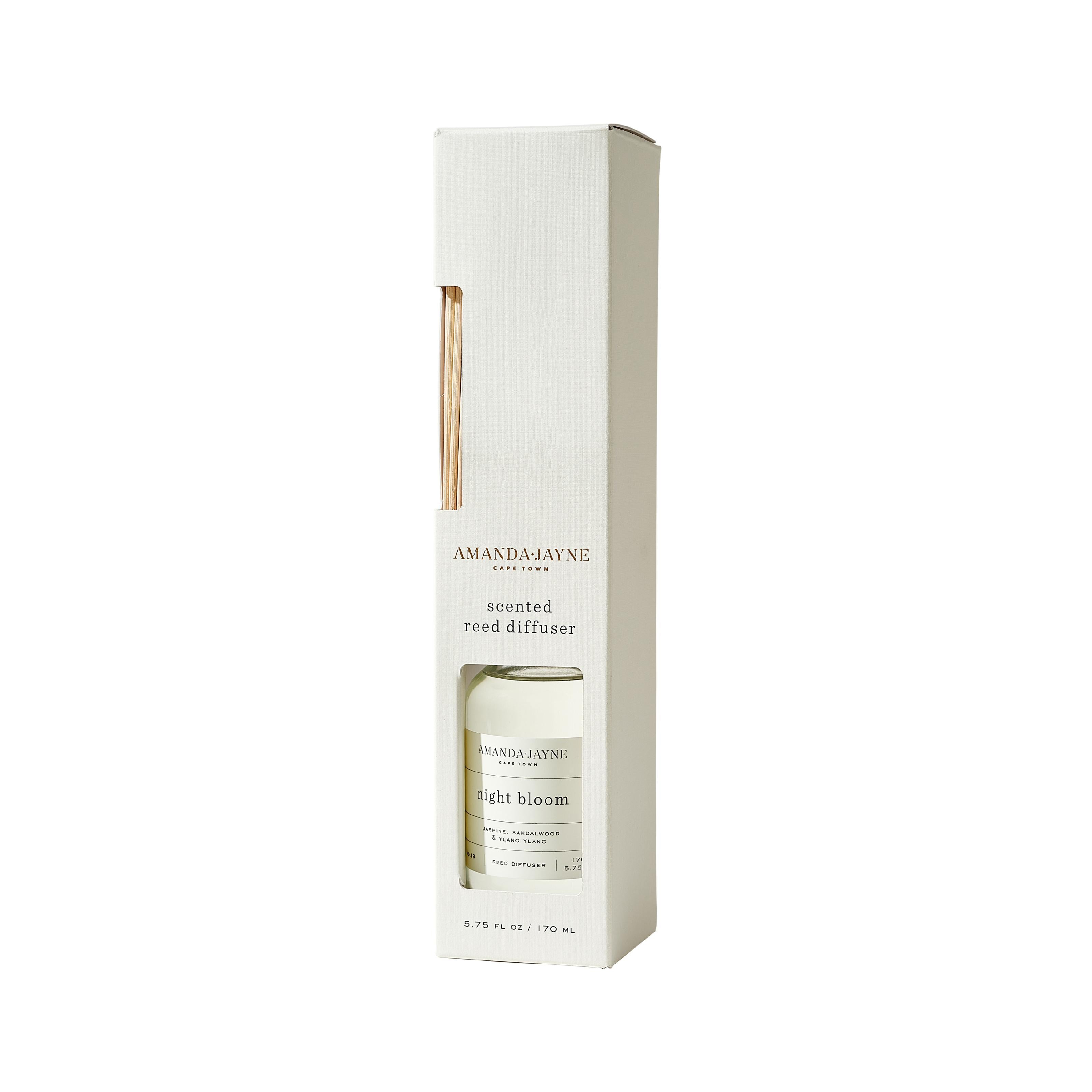 Night bloom scented reed diffuser by Amanda-Jayne