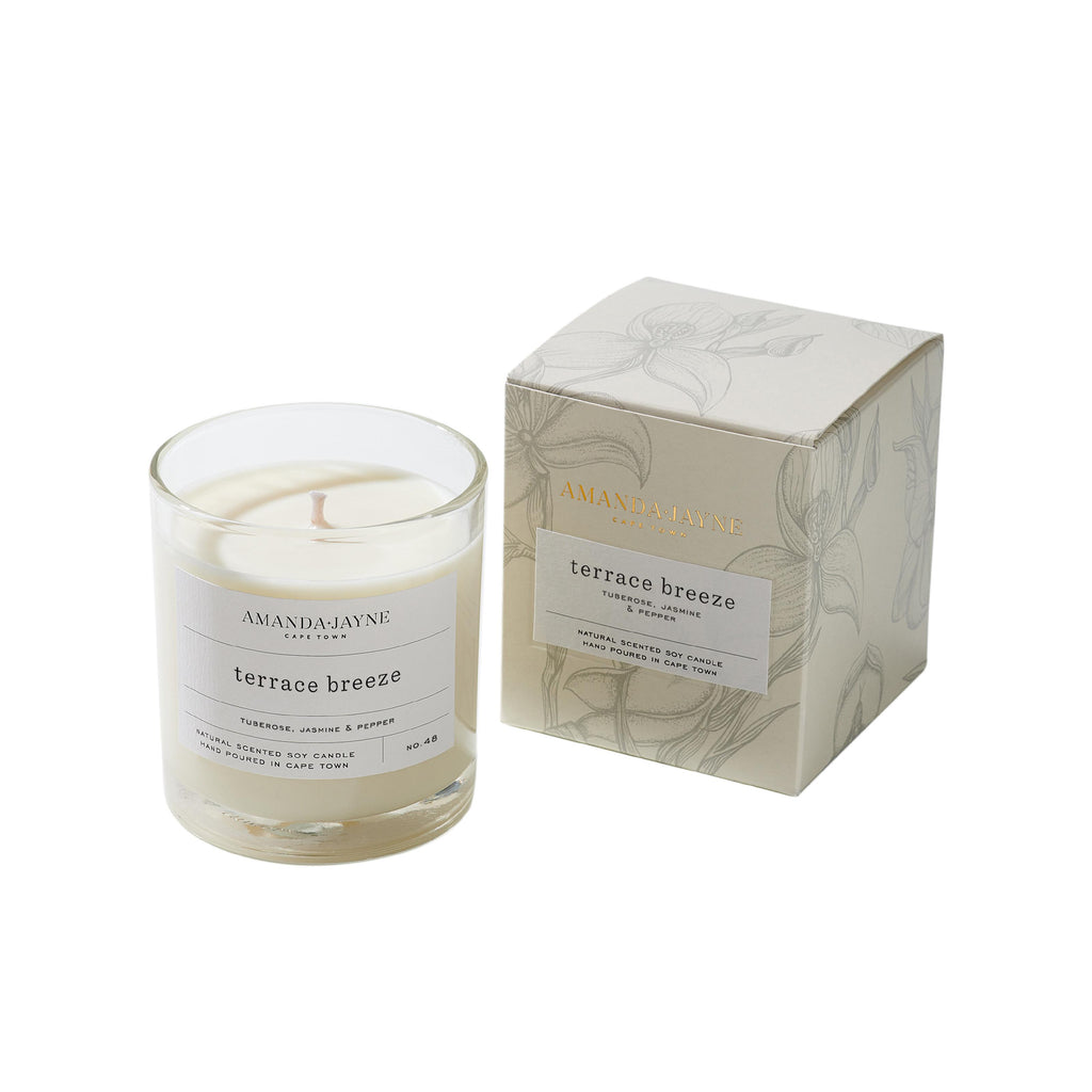 Terrace breeze scented candle by Amanda-Jayne