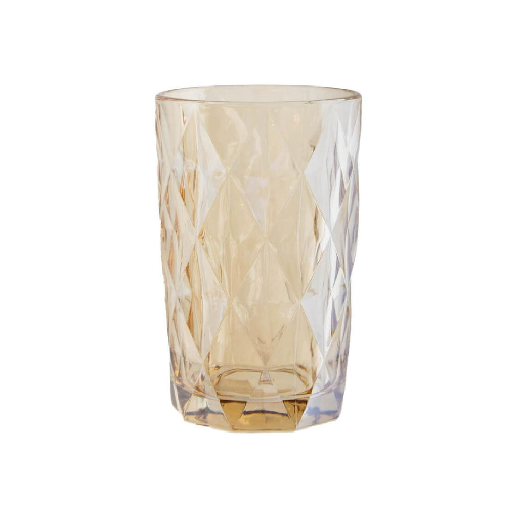 Amber hi-ball glass drinkware