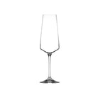 Classic tapered crystal glass champagne flute