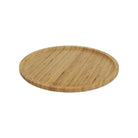 Round bamboo cake board