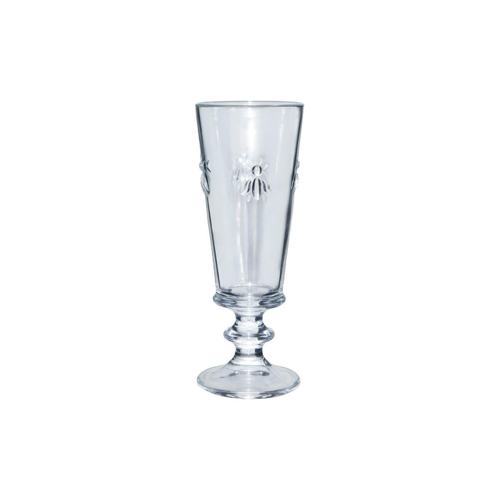 Bee champagne flute