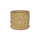Brown stone bubble vase
