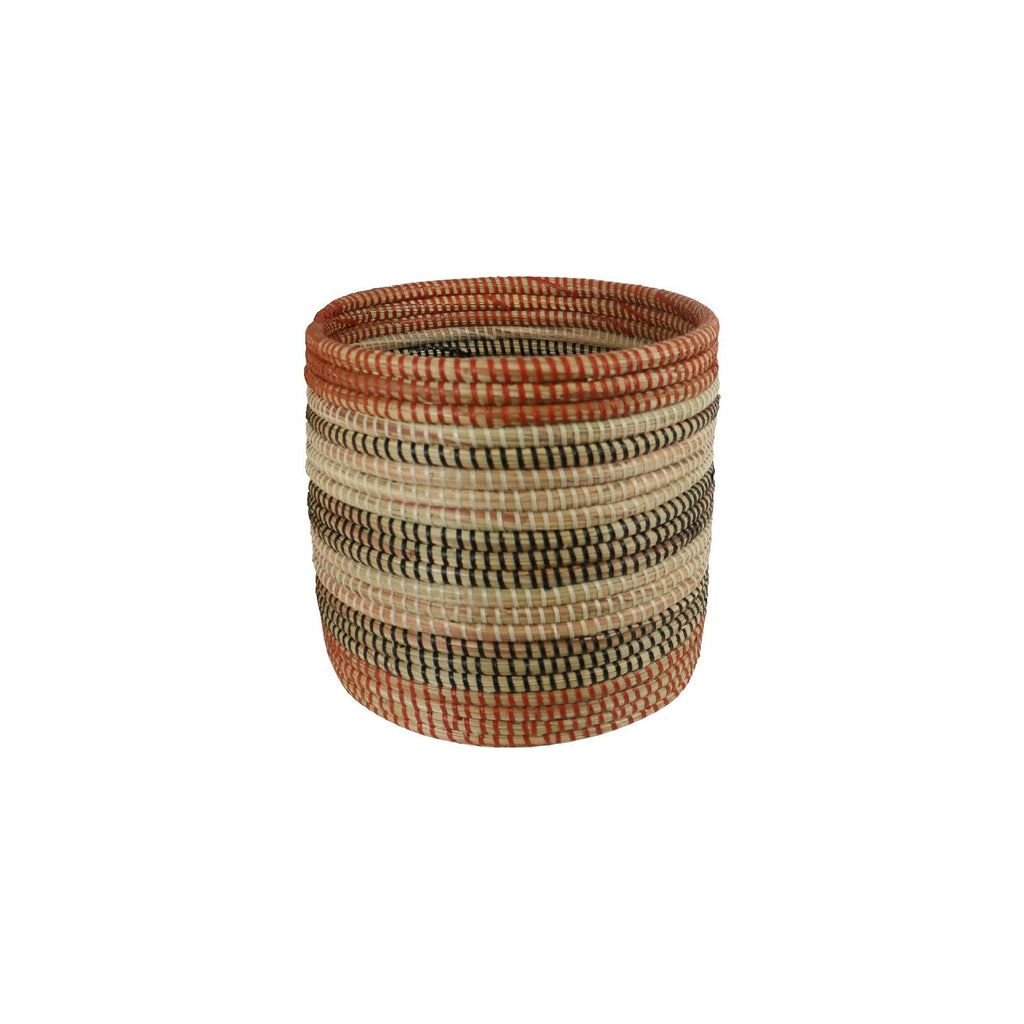 Colourful round storage basket