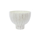 Cream decorative ceramic bowl