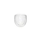 Double walled espresso glass