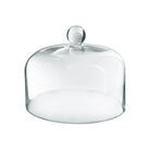 Clear glass cake dome