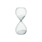 White glitter hourglass