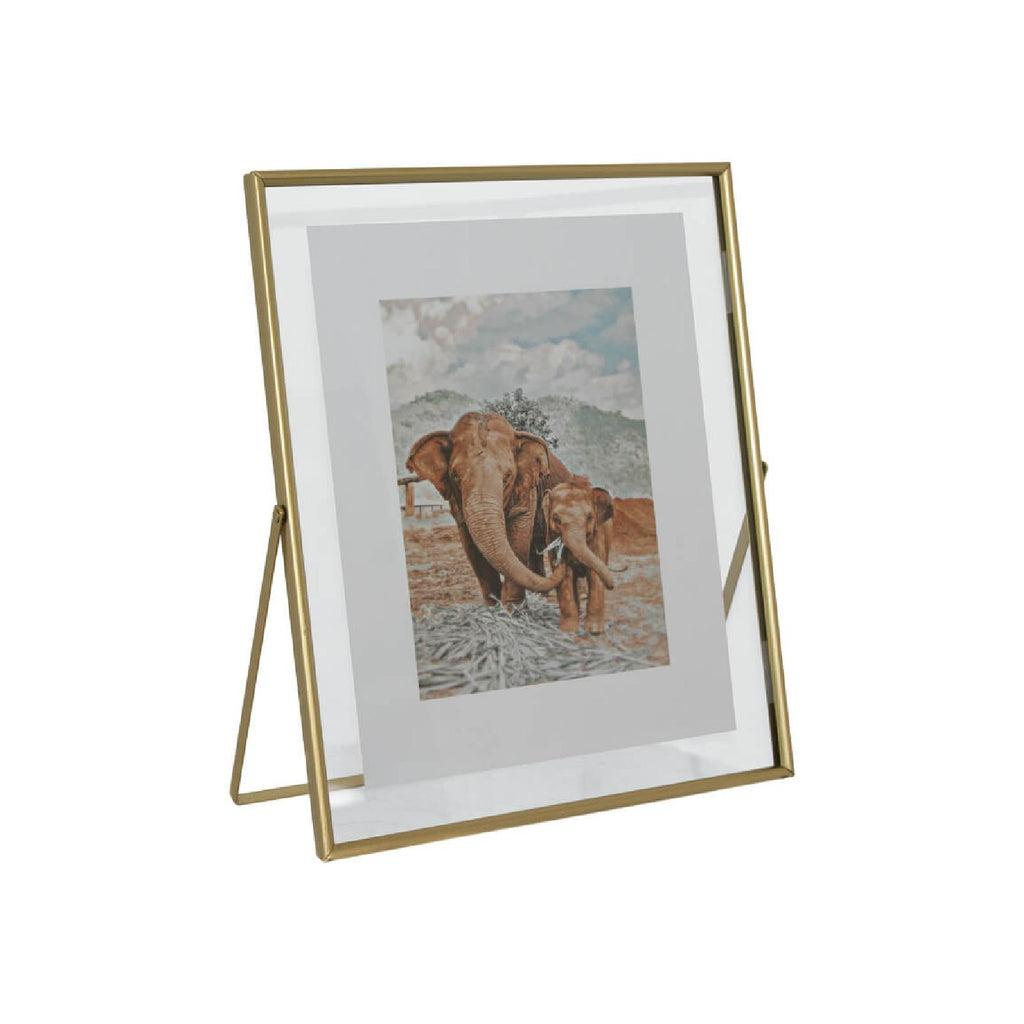 Gold metal photo frame