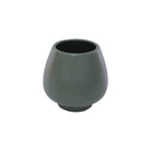 Green ceramic ribbed plnater