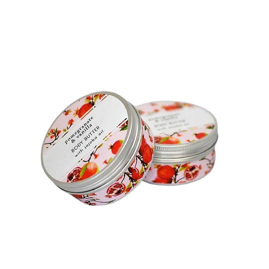 Pomegranate and vanilla izithelo body butter